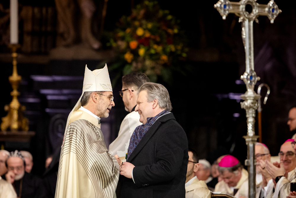 Erzbischof Josef Grünwidl und  Bürgermeisters Michael Ludwig